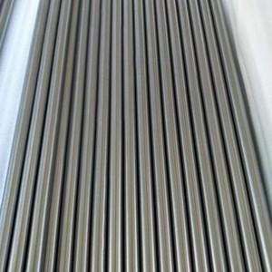 Titanium bars for medical implants